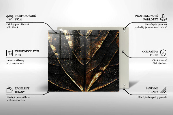 Protection plaque induction Feuille d'or