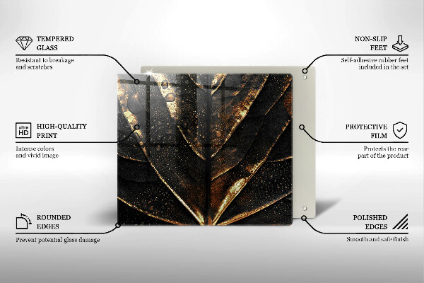 Protection plaque induction Feuille d'or