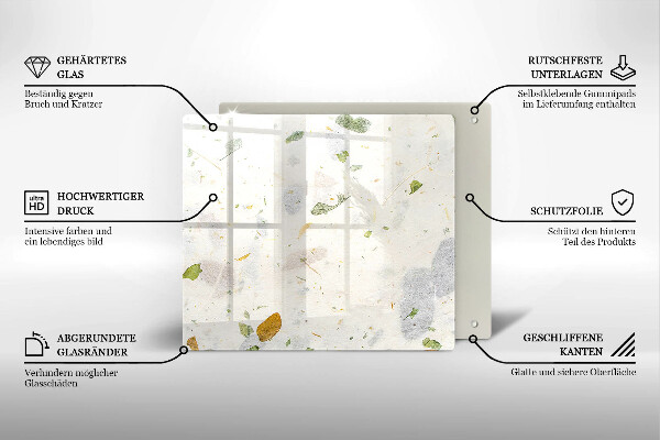 Protection plaque induction Feuilles tombantes