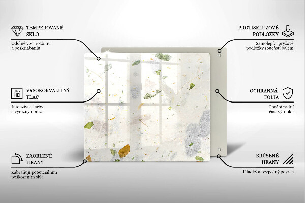 Protection plaque induction Feuilles tombantes