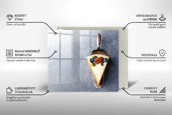 Protection plaque induction Part de gâteau