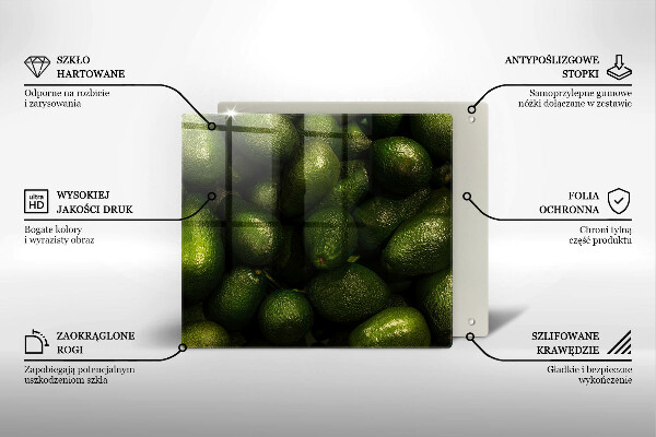 Protection plaque induction Fruit d'avocat