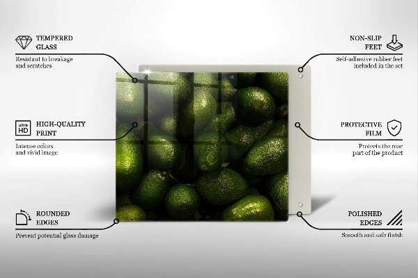 Protection plaque induction Fruit d'avocat