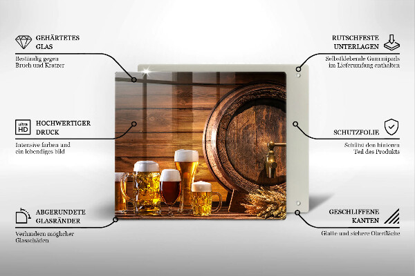 Protection plaque induction Baril de bière