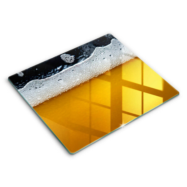 Protection plaque induction Boire de la mousse de bière