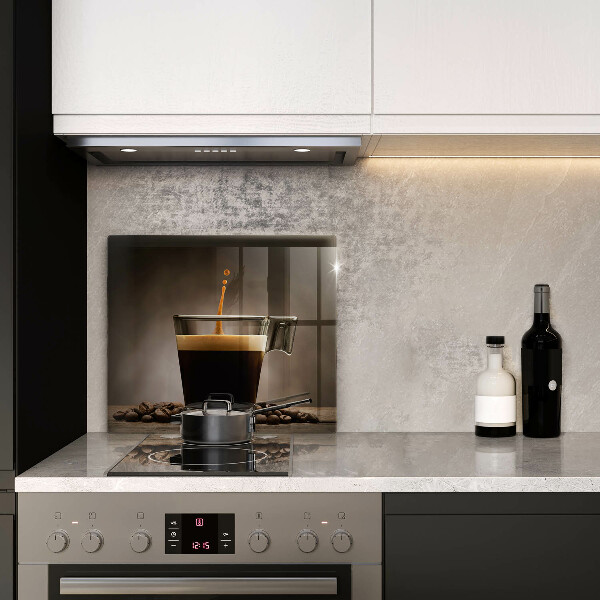 Protection plaque induction Verre et grains de café