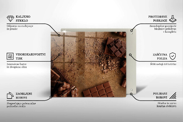 Protection plaque induction Bonbons au chocolat