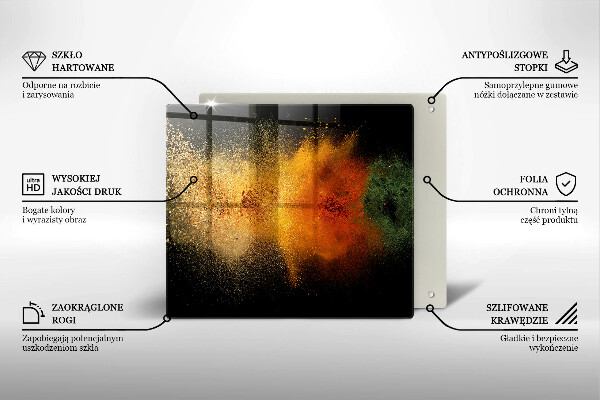 Protection plaque induction Épices colorées