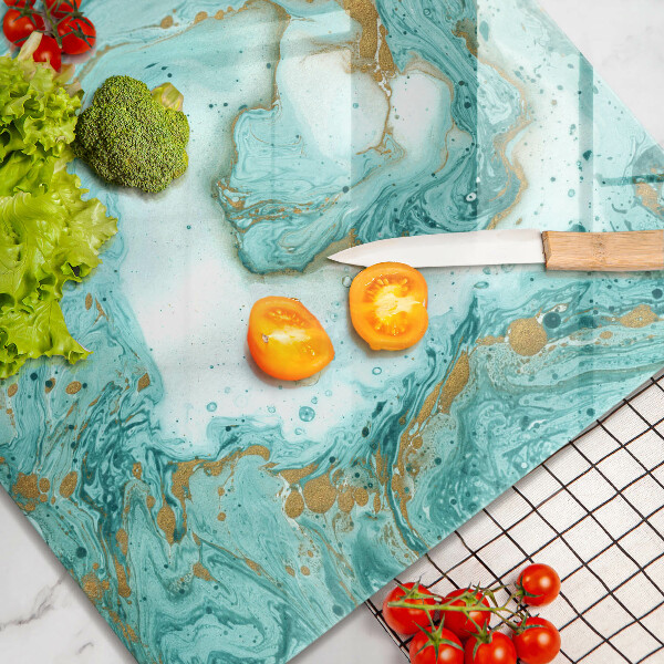 Protection plaque induction Abstraction bleue