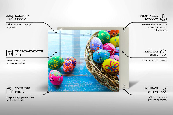 Cache plaque de cuisson Oeufs de Pâques Oeufs de Pâques