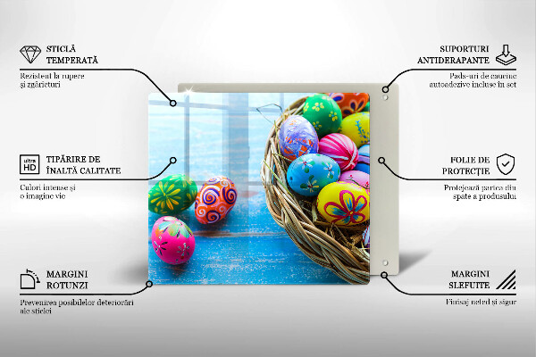 Cache plaque de cuisson Oeufs de Pâques Oeufs de Pâques