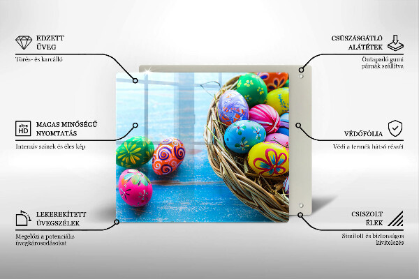 Cache plaque de cuisson Oeufs de Pâques Oeufs de Pâques