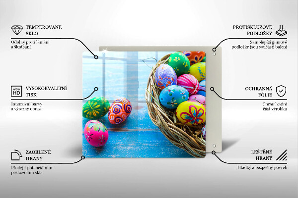 Cache plaque de cuisson Oeufs de Pâques Oeufs de Pâques