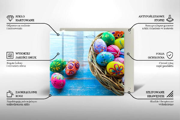 Cache plaque de cuisson Oeufs de Pâques Oeufs de Pâques