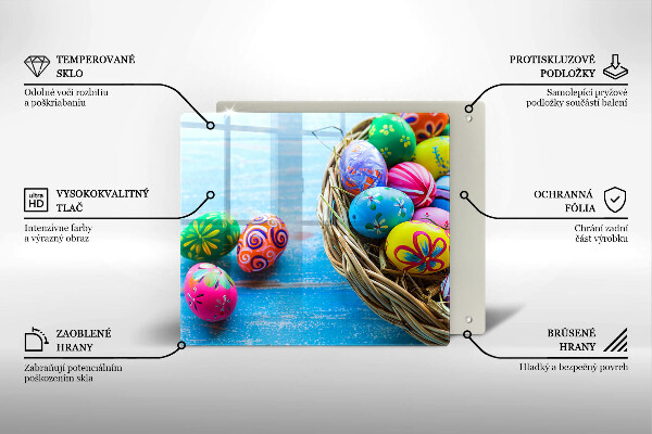 Cache plaque de cuisson Oeufs de Pâques Oeufs de Pâques