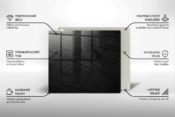 Protection plaque induction texture de roche