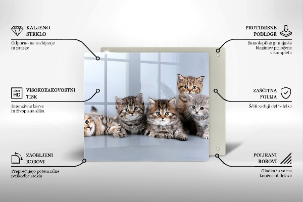 Cache plaque de cuisson De doux petits chatons