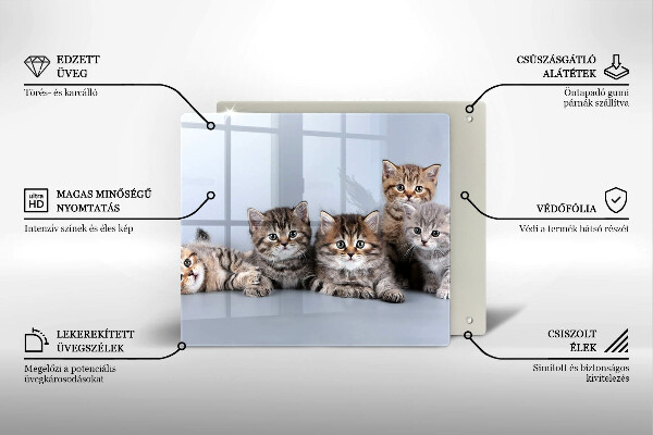 Cache plaque de cuisson De doux petits chatons