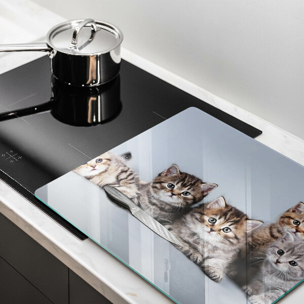 Cache plaque de cuisson De doux petits chatons
