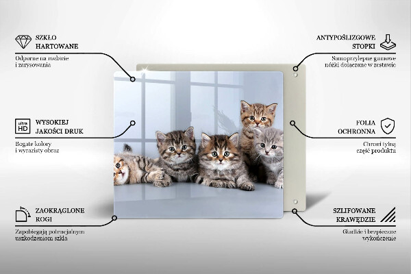 Cache plaque de cuisson De doux petits chatons