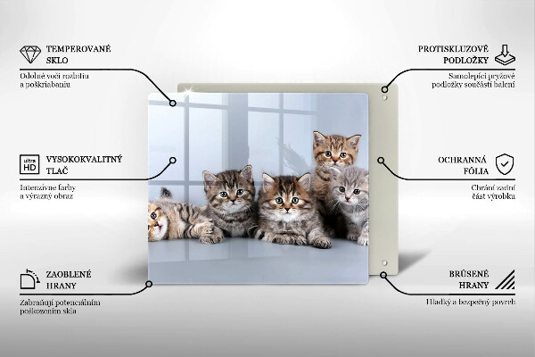 Cache plaque de cuisson De doux petits chatons