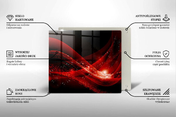 Cache plaque de cuisson Abstraction moderne