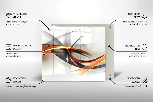 Cache plaque de cuisson Formes modernes