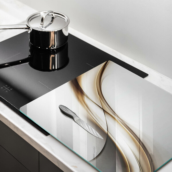 Cache plaque de cuisson Abstraction de lignes douces