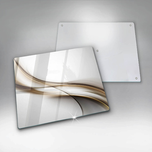 Cache plaque de cuisson Abstraction de lignes douces