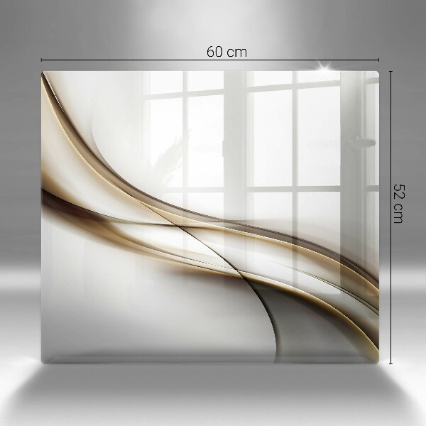 Cache plaque de cuisson Abstraction de lignes douces