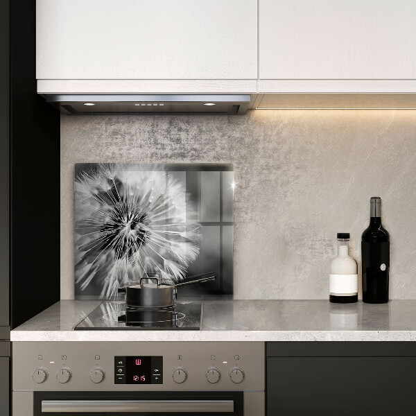 Cache plaque de cuisson Un pissenlit délicat