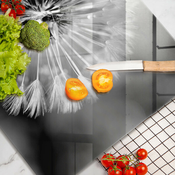 Cache plaque de cuisson Un pissenlit délicat