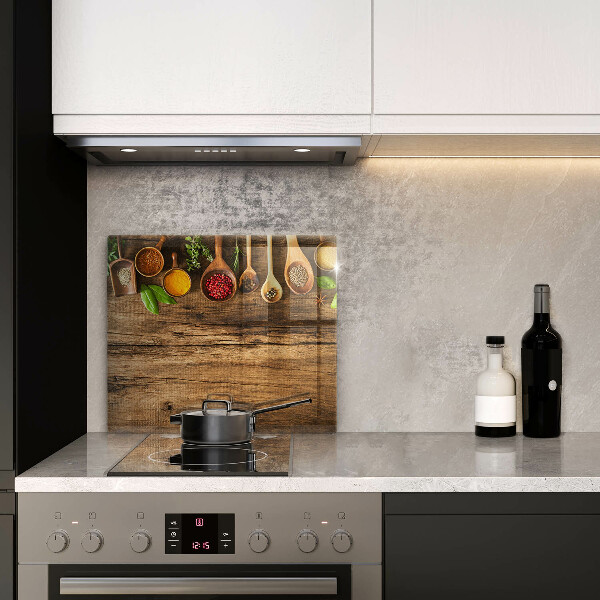 Cache plaque de cuisson Cuillères en bois d'épices