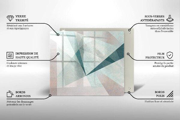 Cache plaque de cuisson Abstraction nette