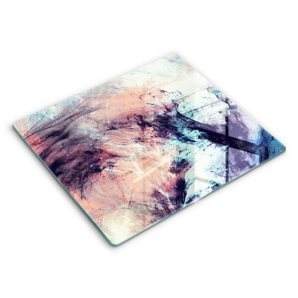 Cache plaque de cuisson Abstraction peinte