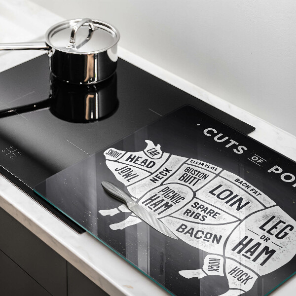 Protection plaque induction Viande de porc porc