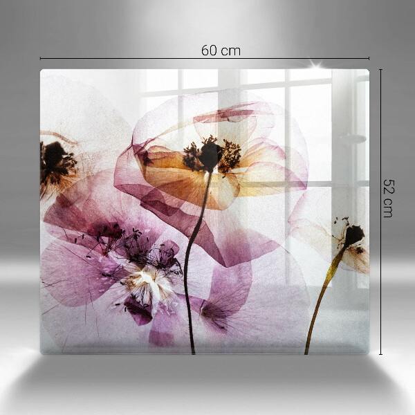 Protection plaque induction Fleurs délicates