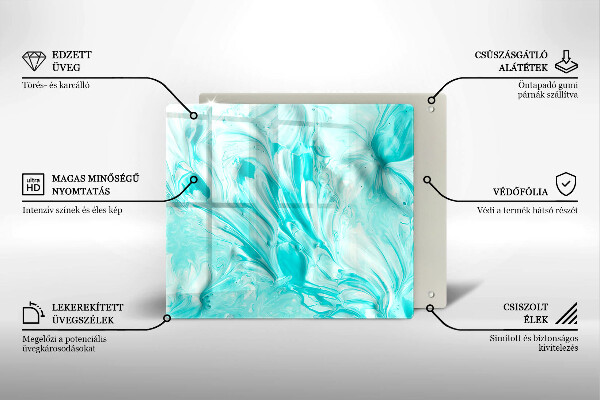 Protection plaque induction Peintures abstraites