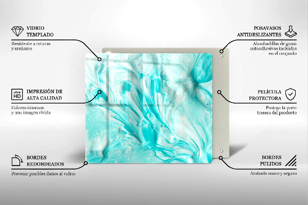 Protection plaque induction Peintures abstraites