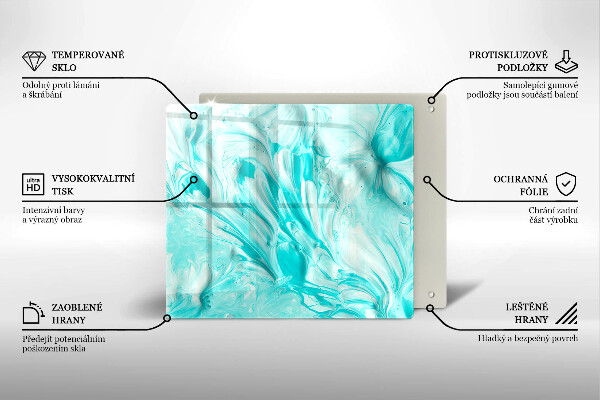 Protection plaque induction Peintures abstraites