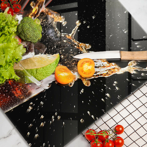 Cache plaque de cuisson Boire avec de la glace