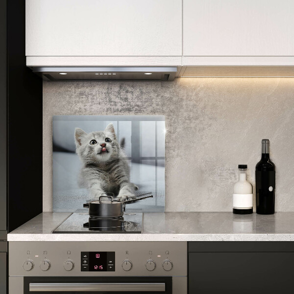Cache plaque de cuisson Petit chaton mignon