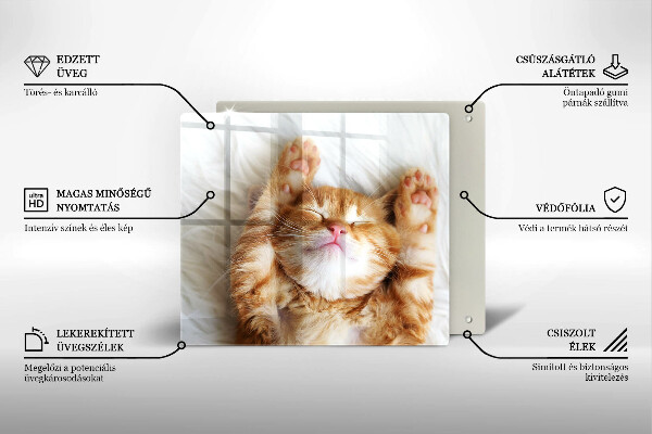 Cache plaque de cuisson Petit chaton mignon