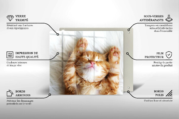 Cache plaque de cuisson Petit chaton mignon