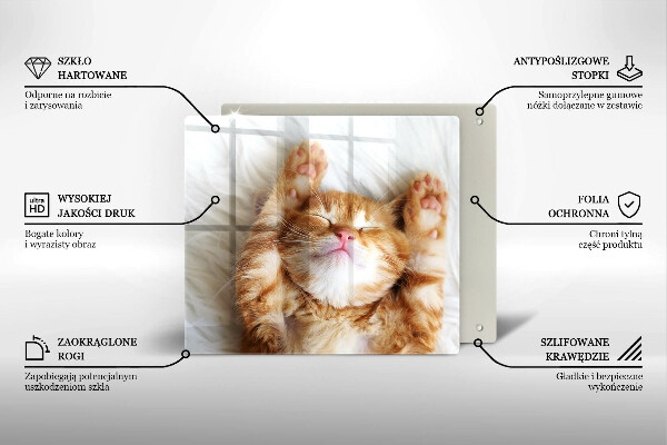 Cache plaque de cuisson Petit chaton mignon