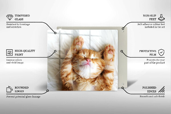 Cache plaque de cuisson Petit chaton mignon