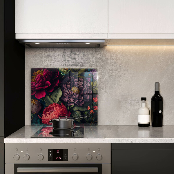 Protection plaque induction Belles fleurs