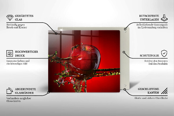 Cache plaque de cuisson Pommes dans l'eau