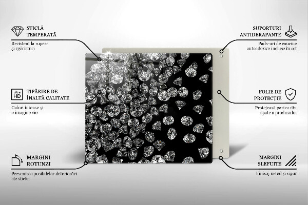 Cache plaque de cuisson Diamants diamants