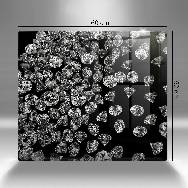 Cache plaque de cuisson Diamants diamants